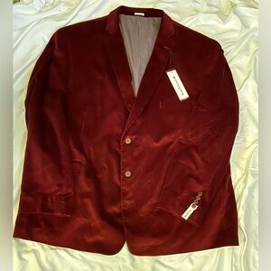 Men's Burgundy Blazer